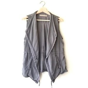 Max Jeans | Tencel Crochet Cargo Embroidered Vest